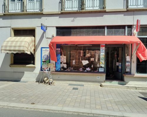 Ré-entoilage de deux stores corbeille 3